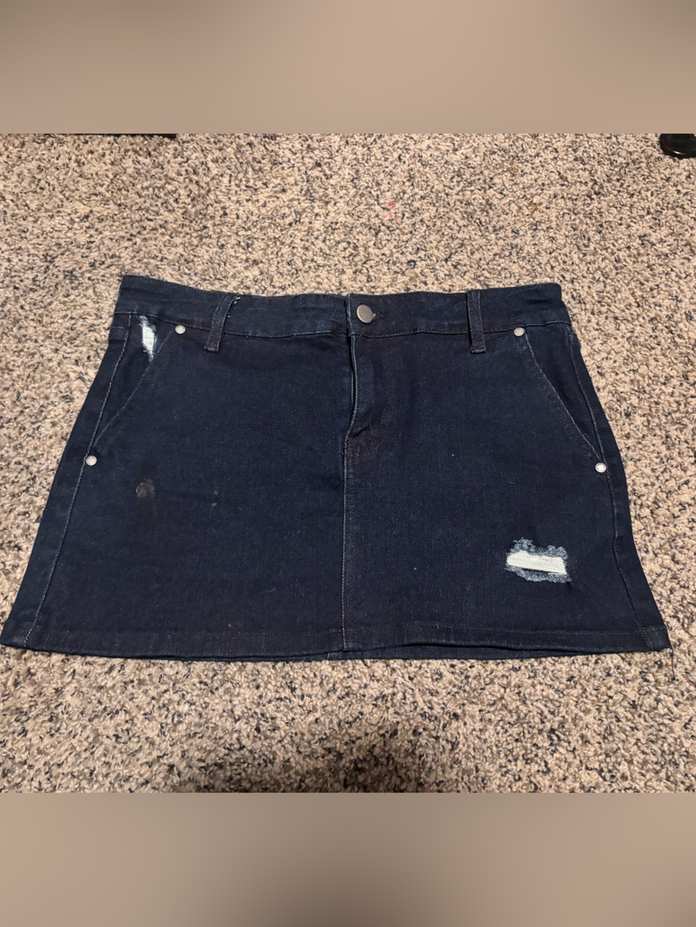 PTCL Dark Wash Woman’s LG Denim Mini Skirt *NWOT*